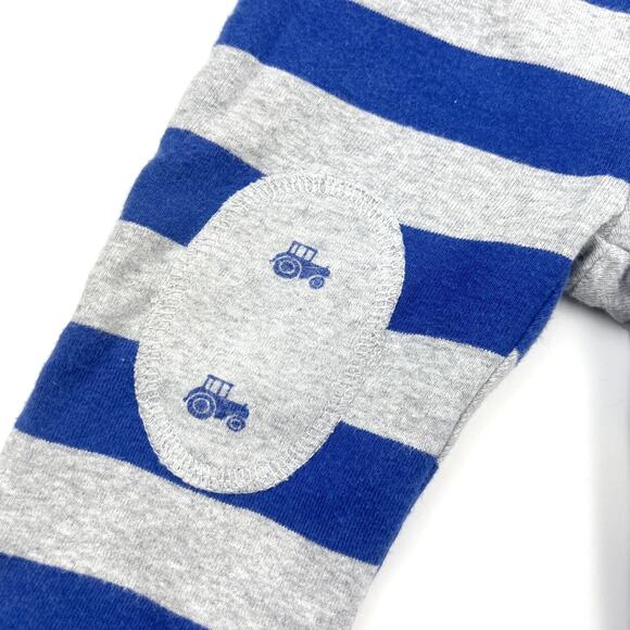 Baby Boden Reversible Striped Tractors Pants - Picture 4 of 9